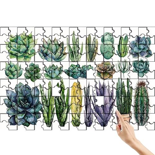 Puzzle 140 Teile Saftig, Anlage Puzzle Erwachsene, Lernspiele für Ganze Familie, Unmögliche Herausfordern Spielzeug, Bunter Spaß Set mit Box für Room Wall Decor Kreative Geschenke für Frauen N-8 von Feionnug