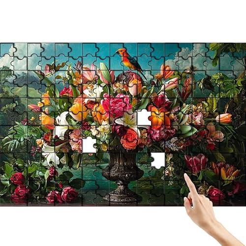 Puzzle 1500 Teile Blume, Vogel Puzzle Erwachsene, Lernspiele für Ganze Familie, Unmögliche Herausfordern Spielzeug, Bunter Spaß Set mit Box für Room Wall Decor Kreative Geschenke für Frauen T-5 Puzzle 1500 Teile Blume, Vogel Puzzle Erwachsene, Lernspiele für Ganze Familie, Unmögliche Herausfordern Spielzeug, Bunter Spaß Set mit Box für Room Wall Decor Kreative Geschenke für Frauen T-5 von Feionnug