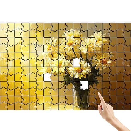 Puzzle 1500 Teile Gänseblümchen, Blume Puzzle Erwachsene, Lernspiele für Ganze Familie, Unmögliche Herausfordern Spielzeug, Bunter Spaß Set mit Box für Room Wall Decor Geschenke für Frauen A-9 Puzzle 1500 Teile Gänseblümchen, Blume Puzzle Erwachsene, Lernspiele für Ganze Familie, Unmögliche Herausfordern Spielzeug, Bunter Spaß Set mit Box für Room Wall Decor Geschenke für Frauen A-9 von Feionnug