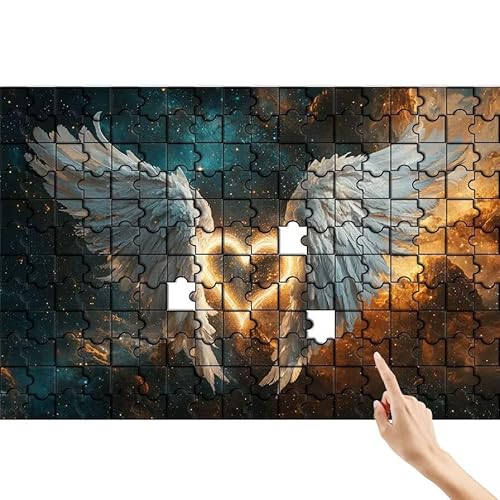 Puzzle 1500 Teile Liebe, Flügel Puzzle Erwachsene, Lernspiele für Ganze Familie, Unmögliche Herausfordern Spielzeug, Bunter Spaß Set mit Box für Room Wall Decor Kreative Geschenke für Frauen Z-8 von Feionnug