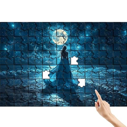 Puzzle 1500 Teile Mond, Frau Puzzle Erwachsene, Lernspiele für Ganze Familie, Unmögliche Herausfordern Spielzeug Set, Bunter Spaß Set mit Box für Room Wall Decor Kreative Geschenke für Frauen Z-7 Puzzle 1500 Teile Mond, Frau Puzzle Erwachsene, Lernspiele für Ganze Familie, Unmögliche Herausfordern Spielzeug Set, Bunter Spaß Set mit Box für Room Wall Decor Kreative Geschenke für Frauen Z-7 von Feionnug