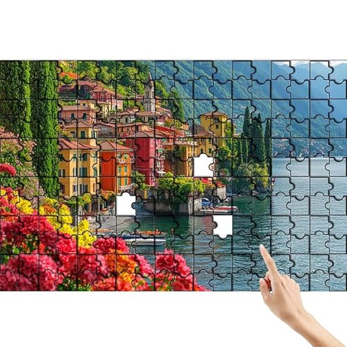 Puzzle 1500 Teile Stadt, Baum Puzzle Erwachsene, Lernspiele für Ganze Familie, Unmögliche Herausfordern Spielzeug, Bunter Spaß Set mit Box für Room Wall Decor Kreative Geschenke für Frauen C-0 von Feionnug