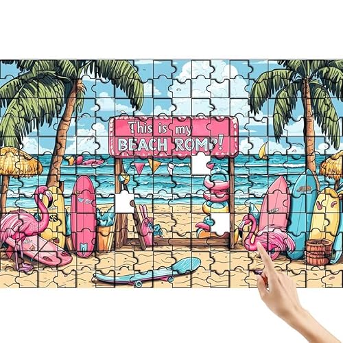 Puzzle 1500 Teile Strand, Skateboard Puzzle Erwachsene, Lernspiele für Ganze Familie, Unmögliche Herausfordern Spielzeug, Bunter Legespiel Spaß Set mit Box für Room Wall Decor Geschenke für Frauen S-5 Puzzle 1500 Teile Strand, Skateboard Puzzle Erwachsene, Lernspiele für Ganze Familie, Unmögliche Herausfordern Spielzeug, Bunter Legespiel Spaß Set mit Box für Room Wall Decor Geschenke für Frauen S-5 von Feionnug