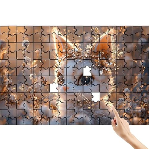 Puzzle 1500 Teile Tier, Niedlich Puzzle Erwachsene, Lernspiele für Ganze Familie, Unmögliche Herausfordern Spielzeug, Bunter Spaß Set mit Box für Room Wall Decor Kreative Geschenke für Frauen T-3 von Feionnug