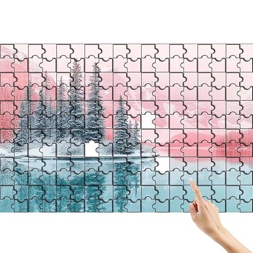 Puzzle 300 Teile Baum, See Puzzle Erwachsene, Lernspiele für Ganze Familie, Unmögliche Herausfordern Spielzeug Set, Bunter Spaß Set mit Box für Room Wall Decor Kreative Geschenke für Frauen Q-7 Puzzle 300 Teile Baum, See Puzzle Erwachsene, Lernspiele für Ganze Familie, Unmögliche Herausfordern Spielzeug Set, Bunter Spaß Set mit Box für Room Wall Decor Kreative Geschenke für Frauen Q-7 von Feionnug
