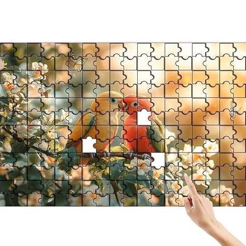 Puzzle 300 Teile Blume, Papagei Puzzle Erwachsene, Lernspiele für Ganze Familie, Unmögliche Herausfordern Spielzeug, Bunter Spaß Set mit Box für Room Wall Decor Kreative Geschenke für Frauen X-8 Puzzle 300 Teile Blume, Papagei Puzzle Erwachsene, Lernspiele für Ganze Familie, Unmögliche Herausfordern Spielzeug, Bunter Spaß Set mit Box für Room Wall Decor Kreative Geschenke für Frauen X-8 von Feionnug