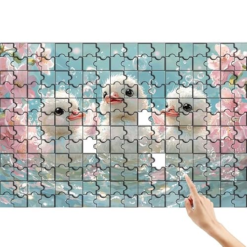 Puzzle 300 Teile Ente, Niedlich Puzzle Erwachsene, Lernspiele für Ganze Familie, Unmögliche Herausfordern Spielzeug, Bunter Spaß Set mit Box für Room Wall Decor Kreative Geschenke für Frauen X-3 Puzzle 300 Teile Ente, Niedlich Puzzle Erwachsene, Lernspiele für Ganze Familie, Unmögliche Herausfordern Spielzeug, Bunter Spaß Set mit Box für Room Wall Decor Kreative Geschenke für Frauen X-3 von Feionnug