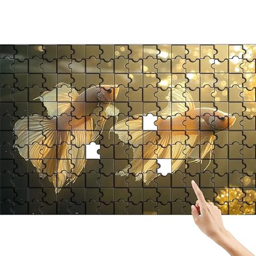 Puzzle 300 Teile Fisch, Traum Puzzle Erwachsene, Lernspiele für Ganze Familie, Unmögliche Herausfordern Spielzeug, Bunter Spaß Set mit Box für Room Wall Decor Kreative Geschenke für Frauen W-5 Puzzle 300 Teile Fisch, Traum Puzzle Erwachsene, Lernspiele für Ganze Familie, Unmögliche Herausfordern Spielzeug, Bunter Spaß Set mit Box für Room Wall Decor Kreative Geschenke für Frauen W-5 von Feionnug