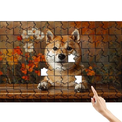 Puzzle 300 Teile Hund, Interessant Puzzle Erwachsene, Lernspiele für Ganze Familie, Unmögliche Herausfordern Spielzeug, Bunter Legespiel Spaß Set mit Box für Room Wall Decor Geschenke für Frauen E-5 Puzzle 300 Teile Hund, Interessant Puzzle Erwachsene, Lernspiele für Ganze Familie, Unmögliche Herausfordern Spielzeug, Bunter Legespiel Spaß Set mit Box für Room Wall Decor Geschenke für Frauen E-5 von Feionnug
