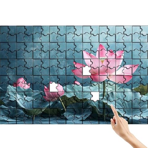 Puzzle 300 Teile Lotus, Anlage Puzzle Erwachsene, Lernspiele für Ganze Familie, Unmögliche Herausfordern Spielzeug, Bunter Spaß Set mit Box für Room Wall Decor Kreative Geschenke für Frauen B-6 Puzzle 300 Teile Lotus, Anlage Puzzle Erwachsene, Lernspiele für Ganze Familie, Unmögliche Herausfordern Spielzeug, Bunter Spaß Set mit Box für Room Wall Decor Kreative Geschenke für Frauen B-6 von Feionnug