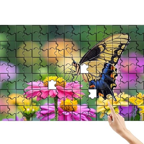 Puzzle 300 Teile Schmetterling, Blume Puzzle Erwachsene, Lernspiele für Ganze Familie, Unmögliche Herausfordern Spielzeug, Bunter Spaß Set mit Box für Room Wall Decor Kreative Geschenke für Frauen K-4 Puzzle 300 Teile Schmetterling, Blume Puzzle Erwachsene, Lernspiele für Ganze Familie, Unmögliche Herausfordern Spielzeug, Bunter Spaß Set mit Box für Room Wall Decor Kreative Geschenke für Frauen K-4 von Feionnug