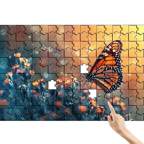 Puzzle 300 Teile Schmetterling, Traum Puzzle Erwachsene, Lernspiele für Ganze Familie, Unmögliche Herausfordern Spielzeug, Bunter Spaß Set mit Box für Room Wall Decor Kreative Geschenke für Frauen P-9 Puzzle 300 Teile Schmetterling, Traum Puzzle Erwachsene, Lernspiele für Ganze Familie, Unmögliche Herausfordern Spielzeug, Bunter Spaß Set mit Box für Room Wall Decor Kreative Geschenke für Frauen P-9 von Feionnug