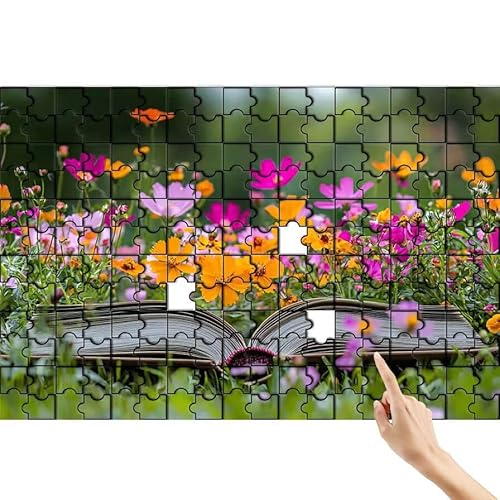 Puzzle 36 Teile Blume, Buch Puzzle Erwachsene, Lernspiele für Ganze Familie, Unmögliche Herausfordern Spielzeug Set, Bunter Spaß Set mit Box für Room Wall Decor Kreative Geschenke für Frauen X-5 Puzzle 36 Teile Blume, Buch Puzzle Erwachsene, Lernspiele für Ganze Familie, Unmögliche Herausfordern Spielzeug Set, Bunter Spaß Set mit Box für Room Wall Decor Kreative Geschenke für Frauen X-5 von Feionnug