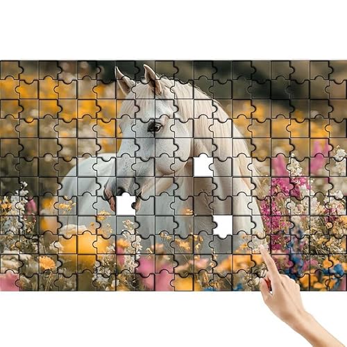 Puzzle 36 Teile Pferd, Anlage Puzzle Erwachsene, Lernspiele für Ganze Familie, Unmögliche Herausfordern Spielzeug, Bunter Spaß Set mit Box für Room Wall Decor Kreative Geschenke für Frauen Z-5 Puzzle 36 Teile Pferd, Anlage Puzzle Erwachsene, Lernspiele für Ganze Familie, Unmögliche Herausfordern Spielzeug, Bunter Spaß Set mit Box für Room Wall Decor Kreative Geschenke für Frauen Z-5 von Feionnug