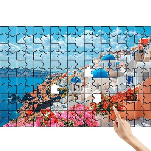 Puzzle 36 Teile Stadt, Blume Puzzle Erwachsene, Lernspiele für Ganze Familie, Unmögliche Herausfordern Spielzeug Set, Bunter Spaß Set mit Box für Room Wall Decor Kreative Geschenke für Frauen V-7 von Feionnug