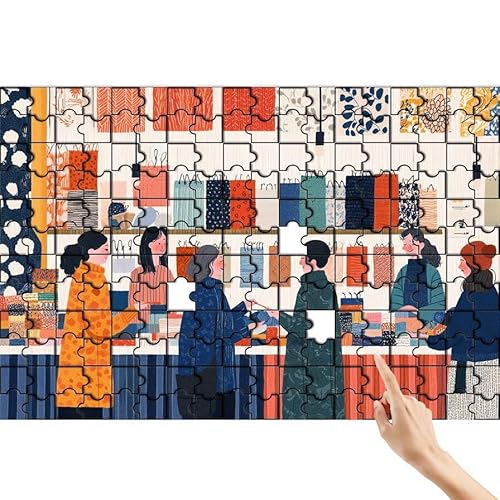 Puzzle 500 Teile Abstrakt, Frau Puzzle Erwachsene, Lernspiele für Ganze Familie, Unmögliche Herausfordern Spielzeug, Bunter Spaß Set mit Box für Room Wall Decor Kreative Geschenke für Frauen O-0 Puzzle 500 Teile Abstrakt, Frau Puzzle Erwachsene, Lernspiele für Ganze Familie, Unmögliche Herausfordern Spielzeug, Bunter Spaß Set mit Box für Room Wall Decor Kreative Geschenke für Frauen O-0 von Feionnug