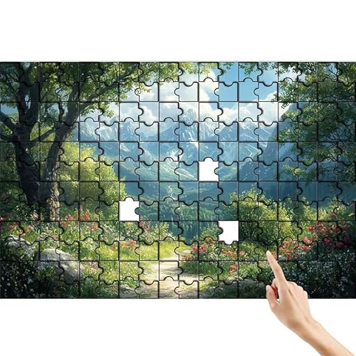 Puzzle 500 Teile Baum, Landschaft Puzzle Erwachsene, Lernspiele für Ganze Familie, Unmögliche Herausfordern Spielzeug, Bunter Legespiel Spaß Set mit Box für Room Wall Decor Geschenke für Frauen M-7 von Feionnug