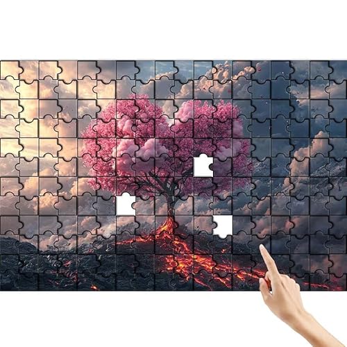 Puzzle 500 Teile Baum, Liebe Puzzle Erwachsene, Lernspiele für Ganze Familie, Unmögliche Herausfordern Spielzeug Set, Bunter Spaß Set mit Box für Room Wall Decor Kreative Geschenke für Frauen K-8 von Feionnug