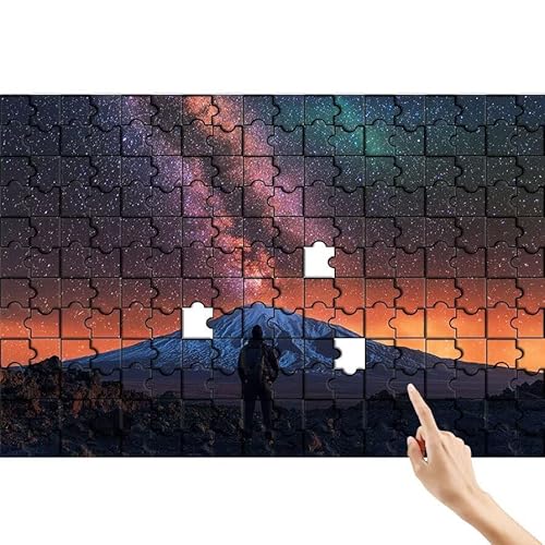 Puzzle 500 Teile Berg, Sternenhimmel Puzzle Erwachsene, Lernspiele für Ganze Familie, Unmögliche Herausfordern Spielzeug, Bunter Legespiel Spaß Set mit Box für Room Wall Decor Geschenke für Frauen I-3 Puzzle 500 Teile Berg, Sternenhimmel Puzzle Erwachsene, Lernspiele für Ganze Familie, Unmögliche Herausfordern Spielzeug, Bunter Legespiel Spaß Set mit Box für Room Wall Decor Geschenke für Frauen I-3 von Feionnug