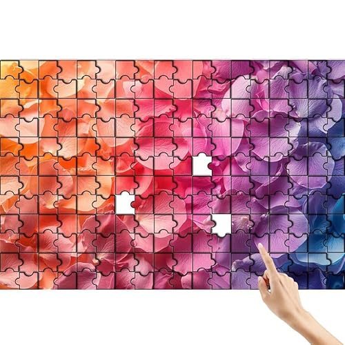 Puzzle 500 Teile Blütenblatt, Traum Puzzle Erwachsene, Lernspiele für Ganze Familie, Unmögliche Herausfordern Spielzeug, Bunter Legespiel Spaß Set mit Box für Room Wall Decor Geschenke für Frauen N-5 Puzzle 500 Teile Blütenblatt, Traum Puzzle Erwachsene, Lernspiele für Ganze Familie, Unmögliche Herausfordern Spielzeug, Bunter Legespiel Spaß Set mit Box für Room Wall Decor Geschenke für Frauen N-5 von Feionnug