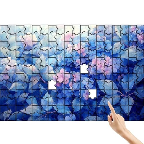 Puzzle 500 Teile Blume, Blätter Puzzle Erwachsene, Lernspiele für Ganze Familie, Unmögliche Herausfordern Spielzeug, Bunter Spaß Set mit Box für Room Wall Decor Kreative Geschenke für Frauen S-4 von Feionnug