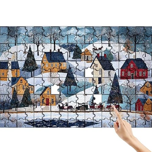 Puzzle 500 Teile Haus, Baum Puzzle Erwachsene, Lernspiele für Ganze Familie, Unmögliche Herausfordern Spielzeug Set, Bunter Spaß Set mit Box für Room Wall Decor Kreative Geschenke für Frauen H-0 Puzzle 500 Teile Haus, Baum Puzzle Erwachsene, Lernspiele für Ganze Familie, Unmögliche Herausfordern Spielzeug Set, Bunter Spaß Set mit Box für Room Wall Decor Kreative Geschenke für Frauen H-0 von Feionnug