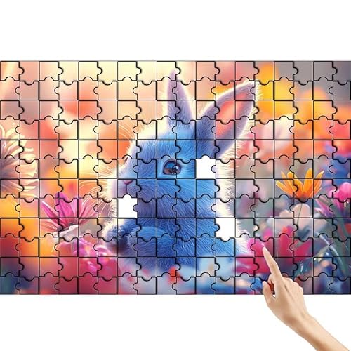 Puzzle 500 Teile Kaninchen, Niedlich Puzzle Erwachsene, Lernspiele für Ganze Familie, Unmögliche Herausfordern Spielzeug, Bunter Legespiel Spaß Set mit Box für Room Wall Decor Geschenke für Frauen J-5 Puzzle 500 Teile Kaninchen, Niedlich Puzzle Erwachsene, Lernspiele für Ganze Familie, Unmögliche Herausfordern Spielzeug, Bunter Legespiel Spaß Set mit Box für Room Wall Decor Geschenke für Frauen J-5 von Feionnug