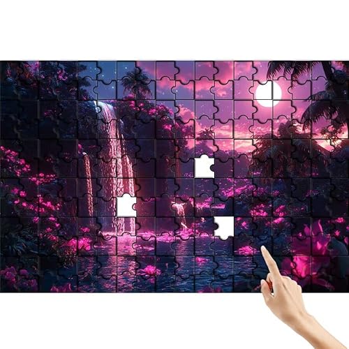 Puzzle 500 Teile Mond, Fallen Puzzle Erwachsene, Lernspiele für Ganze Familie, Unmögliche Herausfordern Spielzeug, Bunter Spaß Set mit Box für Room Wall Decor Kreative Geschenke für Frauen A-6 Puzzle 500 Teile Mond, Fallen Puzzle Erwachsene, Lernspiele für Ganze Familie, Unmögliche Herausfordern Spielzeug, Bunter Spaß Set mit Box für Room Wall Decor Kreative Geschenke für Frauen A-6 von Feionnug