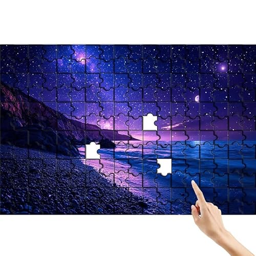 Puzzle 500 Teile Strand, Sternenhimmel Puzzle Erwachsene, Lernspiele für Ganze Familie, Unmögliche Herausfordern Spielzeug, Bunter Spaß Set mit Box für Room Wall Decor Geschenke für Frauen U-3 Puzzle 500 Teile Strand, Sternenhimmel Puzzle Erwachsene, Lernspiele für Ganze Familie, Unmögliche Herausfordern Spielzeug, Bunter Spaß Set mit Box für Room Wall Decor Geschenke für Frauen U-3 von Feionnug