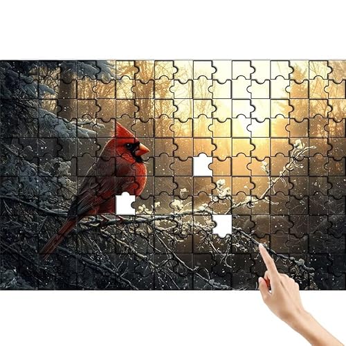 Puzzle 500 Teile Vogel, Wald Puzzle Erwachsene, Lernspiele für Ganze Familie, Unmögliche Herausfordern Spielzeug Set, Bunter Spaß Set mit Box für Room Wall Decor Kreative Geschenke für Frauen T-4 von Feionnug