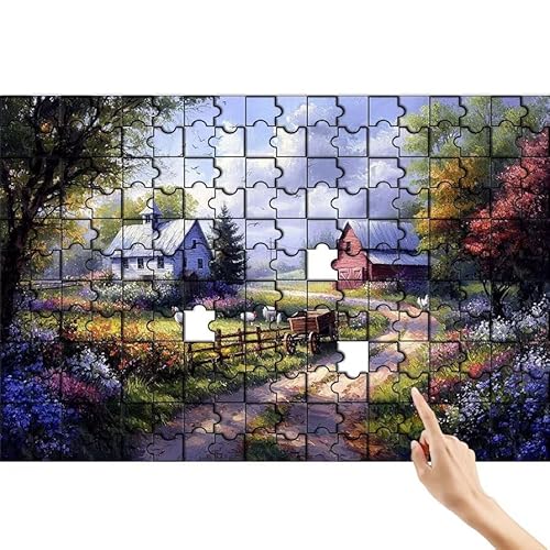 Puzzle 90 Teile Baum, Bauernhof Puzzle Erwachsene, Lernspiele für Ganze Familie, Unmögliche Herausfordern Spielzeug, Bunter Spaß Set mit Box für Room Wall Decor Kreative Geschenke für Frauen W-3 Puzzle 90 Teile Baum, Bauernhof Puzzle Erwachsene, Lernspiele für Ganze Familie, Unmögliche Herausfordern Spielzeug, Bunter Spaß Set mit Box für Room Wall Decor Kreative Geschenke für Frauen W-3 von Feionnug