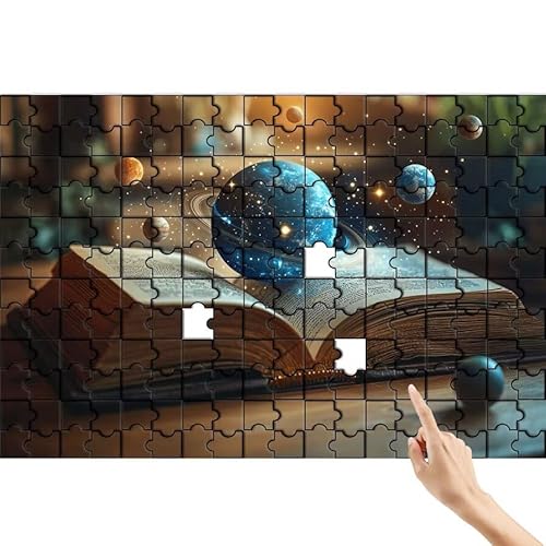 Puzzle 90 Teile Buch, Planet Puzzle Erwachsene, Lernspiele für Ganze Familie, Unmögliche Herausfordern Spielzeug Set, Bunter Spaß Set mit Box für Room Wall Decor Kreative Geschenke für Frauen H-7 Puzzle 90 Teile Buch, Planet Puzzle Erwachsene, Lernspiele für Ganze Familie, Unmögliche Herausfordern Spielzeug Set, Bunter Spaß Set mit Box für Room Wall Decor Kreative Geschenke für Frauen H-7 von Feionnug