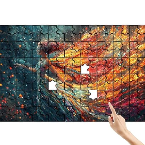 Puzzle 90 Teile Elf, Traum Puzzle Erwachsene, Lernspiele für Ganze Familie, Unmögliche Herausfordern Spielzeug Set, Bunter Spaß Set mit Box für Room Wall Decor Kreative Geschenke für Frauen C-6 Puzzle 90 Teile Elf, Traum Puzzle Erwachsene, Lernspiele für Ganze Familie, Unmögliche Herausfordern Spielzeug Set, Bunter Spaß Set mit Box für Room Wall Decor Kreative Geschenke für Frauen C-6 von Feionnug