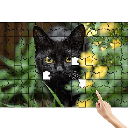 Puzzle 90 Teile Katze, Blätter Puzzle Erwachsene, Lernspiele für Ganze Familie, Unmögliche Herausfordern Spielzeug, Bunter Spaß Set mit Box für Room Wall Decor Kreative Geschenke für Frauen D-9 Puzzle 90 Teile Katze, Blätter Puzzle Erwachsene, Lernspiele für Ganze Familie, Unmögliche Herausfordern Spielzeug, Bunter Spaß Set mit Box für Room Wall Decor Kreative Geschenke für Frauen D-9 von Feionnug