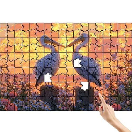 Puzzle 90 Teile Vogel, Blume Puzzle Erwachsene, Lernspiele für Ganze Familie, Unmögliche Herausfordern Spielzeug Set, Bunter Spaß Set mit Box für Room Wall Decor Kreative Geschenke für Frauen U-5 Puzzle 90 Teile Vogel, Blume Puzzle Erwachsene, Lernspiele für Ganze Familie, Unmögliche Herausfordern Spielzeug Set, Bunter Spaß Set mit Box für Room Wall Decor Kreative Geschenke für Frauen U-5 von Feionnug
