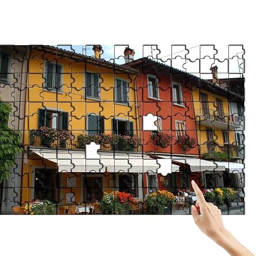Retro Puzzle 140 Teile Erwachsene, Landschaft Klassische Puzzles Bastelset Erwachsene, Buntes und Lustiges Lernspiele, Herausforderung Spielzeug mit Box für Home Wall Decor Geschenke für Männer A-7 von Feionnug
