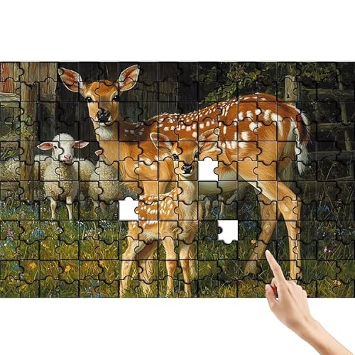 Schaf Puzzle 1000 Teile Erwachsene, REH Klassische Puzzles Bastelset Erwachsene, Buntes und Lustiges Lernspiele Set, Herausforderung Spielzeug mit Box für Home Wall Decor, Geschenke für Männer S-6 Schaf Puzzle 1000 Teile Erwachsene, REH Klassische Puzzles Bastelset Erwachsene, Buntes und Lustiges Lernspiele Set, Herausforderung Spielzeug mit Box für Home Wall Decor, Geschenke für Männer S-6 von Feionnug