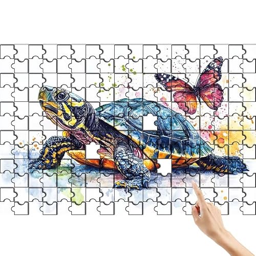Schildkröte Puzzle 1000 Teile Erwachsene, Schmetterling Klassische Puzzles Bastelset Erwachsene, Lustiges Lernspiele Herausforderung Spielzeug mit Box für Home Wall Decor Geschenke für Männer Y-2 Schildkröte Puzzle 1000 Teile Erwachsene, Schmetterling Klassische Puzzles Bastelset Erwachsene, Lustiges Lernspiele Herausforderung Spielzeug mit Box für Home Wall Decor Geschenke für Männer Y-2 von Feionnug