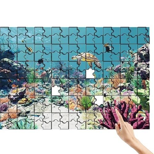 Schildkröte Puzzle 90 Teile Erwachsene, Koralle Klassische Puzzles Bastelset Erwachsene, Buntes und Lustiges Lernspiele, Herausforderung Spielzeug mit Box für Home Wall Decor Geschenke für Männer K-7 Schildkröte Puzzle 90 Teile Erwachsene, Koralle Klassische Puzzles Bastelset Erwachsene, Buntes und Lustiges Lernspiele, Herausforderung Spielzeug mit Box für Home Wall Decor Geschenke für Männer K-7 von Feionnug