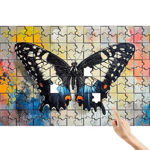 Schmetterling Puzzle 500 Teile Erwachsene, Tier Klassische Puzzles Bastelset Erwachsene, Buntes und Lustiges Lernspiele, Herausforderung Spielzeug mit Box für Home Wall Decor Geschenke für Männer L-0 Schmetterling Puzzle 500 Teile Erwachsene, Tier Klassische Puzzles Bastelset Erwachsene, Buntes und Lustiges Lernspiele, Herausforderung Spielzeug mit Box für Home Wall Decor Geschenke für Männer L-0 von Feionnug