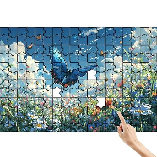 Schmetterling Puzzle 90 Teile Erwachsene, Wolke Klassische Puzzles Bastelset Erwachsene, Buntes und Lustiges Lernspiele, Herausforderung Spielzeug mit Box für Home Wall Decor Geschenke für Männer H-5 Schmetterling Puzzle 90 Teile Erwachsene, Wolke Klassische Puzzles Bastelset Erwachsene, Buntes und Lustiges Lernspiele, Herausforderung Spielzeug mit Box für Home Wall Decor Geschenke für Männer H-5 von Feionnug