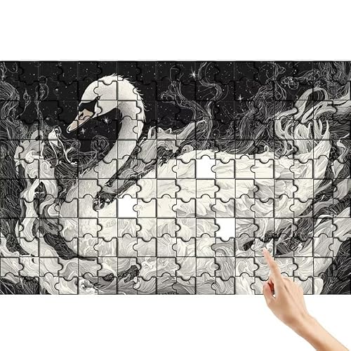 Schwan Puzzle 1500 Teile Erwachsene, Tier Klassische Puzzles Bastelset Erwachsene, Buntes und Lustiges Lernspiele Set, Herausforderung Spielzeug mit Box für Home Wall Decor, Geschenke für Männer A-2 Schwan Puzzle 1500 Teile Erwachsene, Tier Klassische Puzzles Bastelset Erwachsene, Buntes und Lustiges Lernspiele Set, Herausforderung Spielzeug mit Box für Home Wall Decor, Geschenke für Männer A-2 von Feionnug
