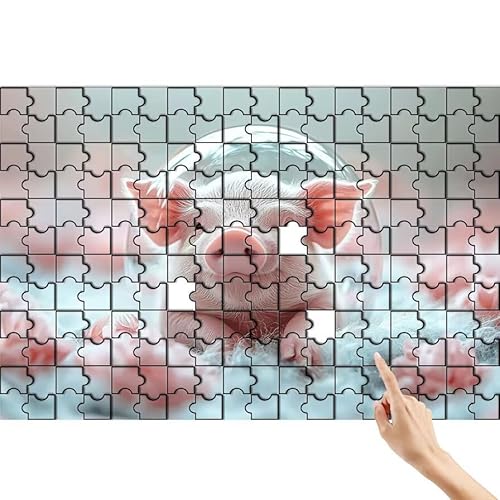 Schwein Puzzle 500 Teile Erwachsene, Niedlich Klassische Puzzles Bastelset Erwachsene, Buntes und Lustiges Lernspiele, Herausforderung Spielzeug mit Box für Home Wall Decor Geschenke für Männer X-0 Schwein Puzzle 500 Teile Erwachsene, Niedlich Klassische Puzzles Bastelset Erwachsene, Buntes und Lustiges Lernspiele, Herausforderung Spielzeug mit Box für Home Wall Decor Geschenke für Männer X-0 von Feionnug