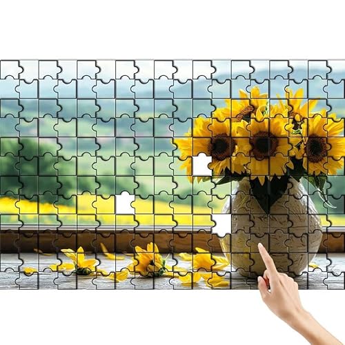 Sonnenblume Puzzle 1500 Teile Erwachsene, Landschaft Klassische Puzzles Bastelset Erwachsene, Buntes Lustiges Lernspiele, Herausforderung Spielzeug mit Box für Home Wall Decor Geschenke für Männer O-0 Sonnenblume Puzzle 1500 Teile Erwachsene, Landschaft Klassische Puzzles Bastelset Erwachsene, Buntes Lustiges Lernspiele, Herausforderung Spielzeug mit Box für Home Wall Decor Geschenke für Männer O-0 von Feionnug