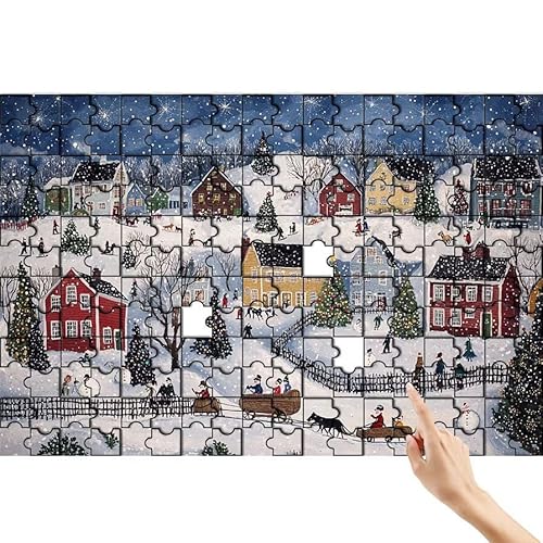 Stadt Puzzle 1000 Teile Erwachsene, Landschaft Klassische Puzzles Bastelset Erwachsene, Buntes und Lustiges Lernspiele, Herausforderung Spielzeug mit Box für Home Wall Decor Geschenke für Männer Y-2 von Feionnug