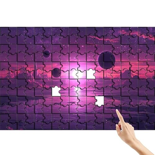 Sternenhimmel Puzzle 500 Teile Erwachsene, Landschaft Klassische Puzzles Bastelset Erwachsene, Lustiges Lernspiele Herausforderung Spielzeug mit Box für Home Wall Decor Geschenke für Männer B-6 von Feionnug