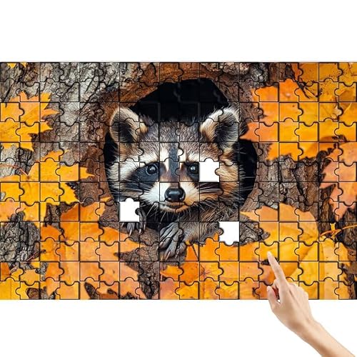 Tier Puzzle 1500 Teile Erwachsene, Niedlich Klassische Puzzles Bastelset Erwachsene, Buntes und Lustiges Lernspiele Set, Herausforderung Spielzeug mit Box für Home Wall Decor, Geschenke für Männer D-1 von Feionnug