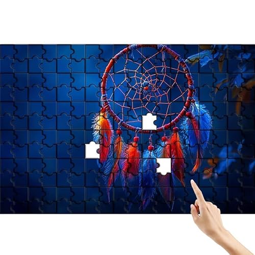 Traumfänger Puzzle 140 Teile Erwachsene, Feder Klassische Puzzles Bastelset Erwachsene, Buntes und Lustiges Lernspiele, Herausforderung Spielzeug mit Box für Home Wall Decor Geschenke für Männer V-9 Traumfänger Puzzle 140 Teile Erwachsene, Feder Klassische Puzzles Bastelset Erwachsene, Buntes und Lustiges Lernspiele, Herausforderung Spielzeug mit Box für Home Wall Decor Geschenke für Männer V-9 von Feionnug