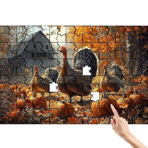 Truthahn Puzzle 90 Teile Erwachsene, Bauernhof Klassische Puzzles Bastelset Erwachsene, Buntes und Lustiges Lernspiele, Herausforderung Spielzeug mit Box für Home Wall Decor Geschenke für Männer D-1 Truthahn Puzzle 90 Teile Erwachsene, Bauernhof Klassische Puzzles Bastelset Erwachsene, Buntes und Lustiges Lernspiele, Herausforderung Spielzeug mit Box für Home Wall Decor Geschenke für Männer D-1 von Feionnug