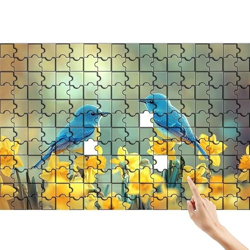 Vogel Puzzle 1500 Teile Erwachsene, Blume Klassische Puzzles Bastelset Erwachsene, Buntes und Lustiges Lernspiele Set, Herausforderung Spielzeug mit Box für Home Wall Decor, Geschenke für Männer W-0 Vogel Puzzle 1500 Teile Erwachsene, Blume Klassische Puzzles Bastelset Erwachsene, Buntes und Lustiges Lernspiele Set, Herausforderung Spielzeug mit Box für Home Wall Decor, Geschenke für Männer W-0 von Feionnug
